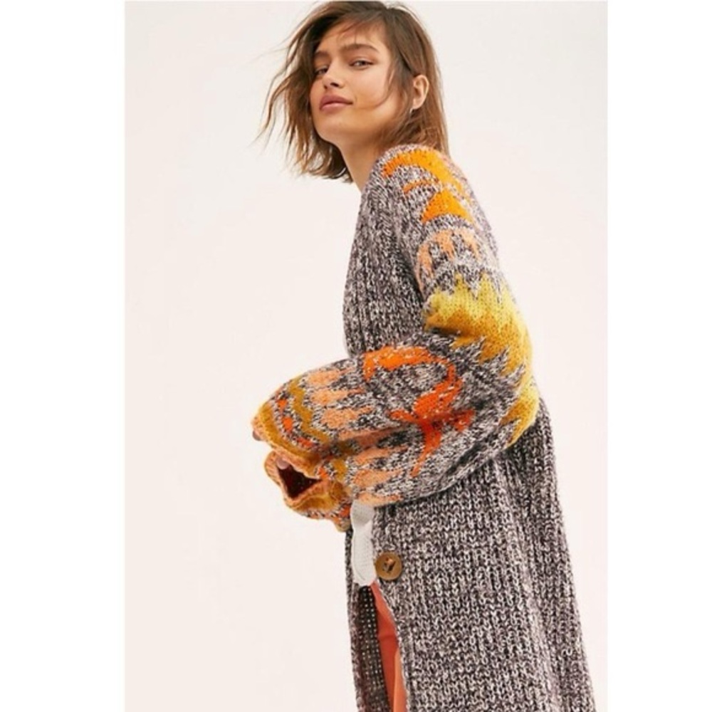 🦅 RARE Free People Birds Of A Feather Cardigan, Sz XS/S Blogger Fav!